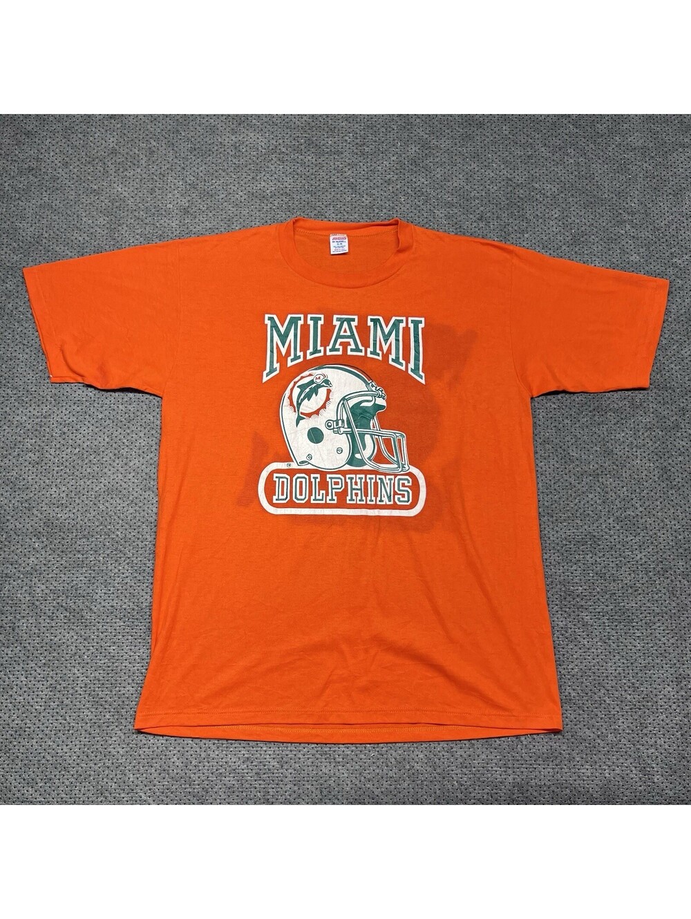 Vintage 80S Russell Athletic University Of Miami Hurricanes Football T-Shirt XL